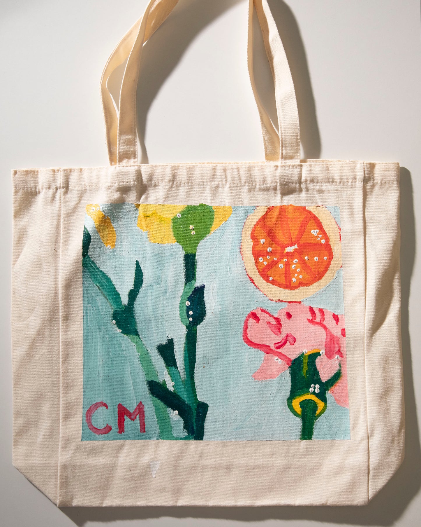 Hand Painted Totes: Double-Sided